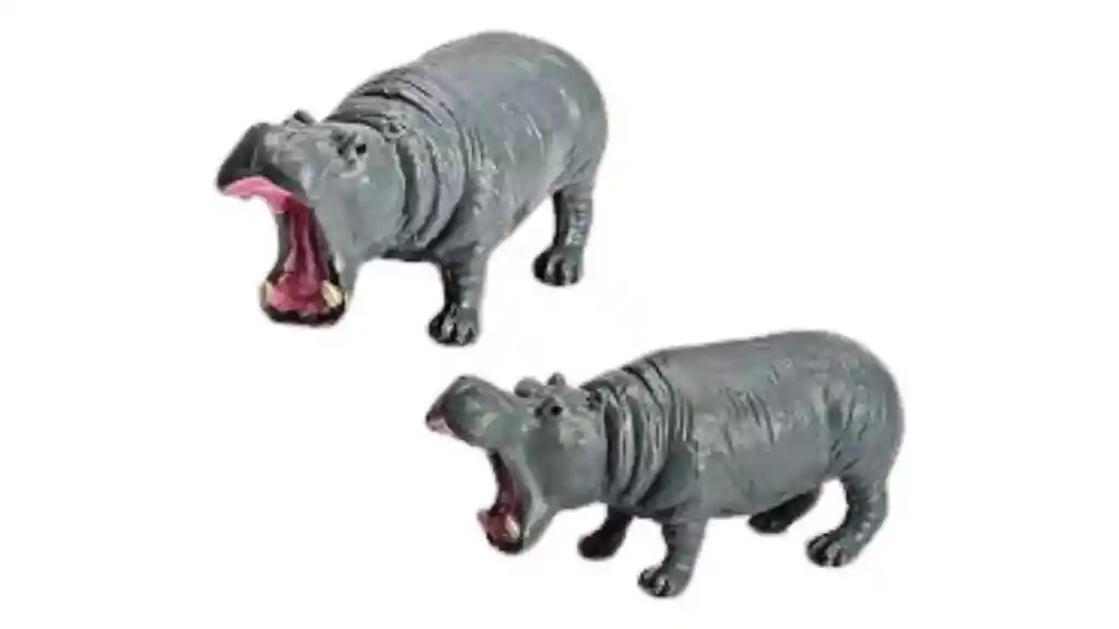 Juguetes Granja Animalitos Hipopótamo Pesebre