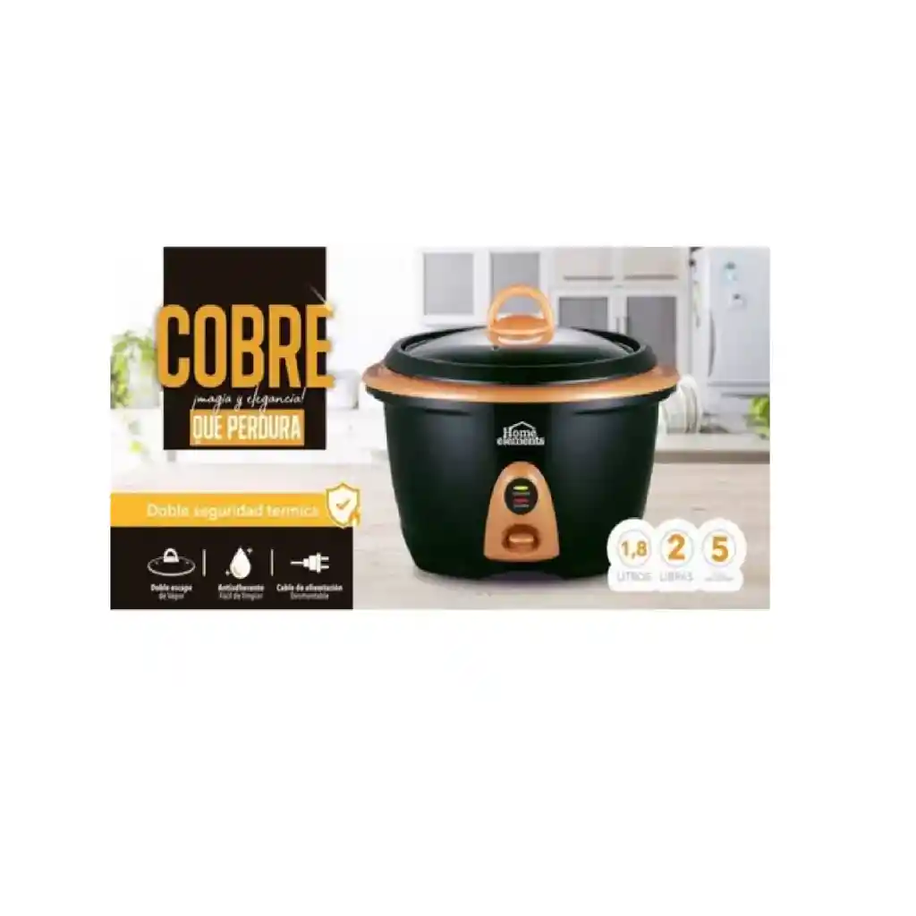 Olla Arrocera Cobre 1.8 Litros