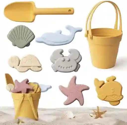 Juego De Playa Para Niños Amarillo
