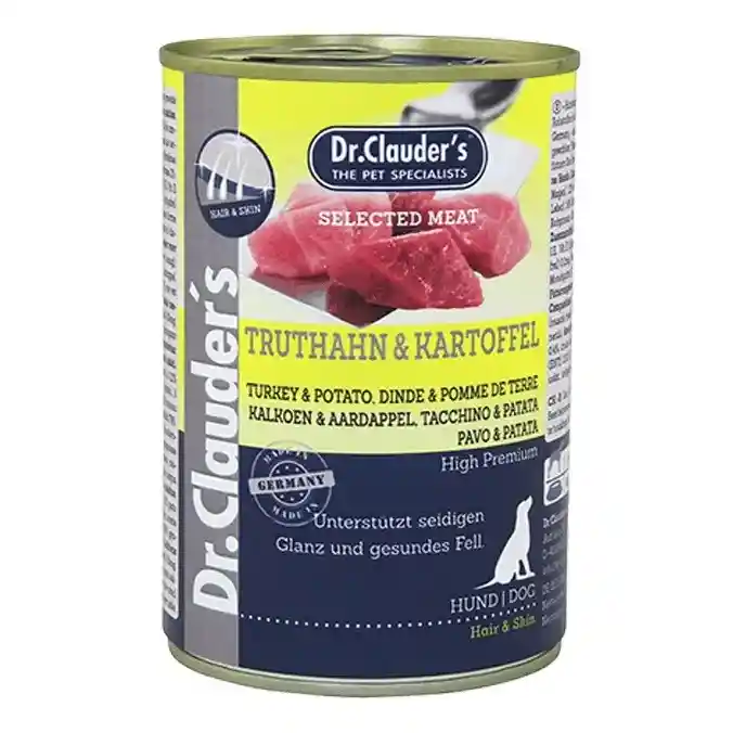 Lata Dr. Clauders Truthahn Kartoffel (pavo Y Patata) Para Perro X400gr