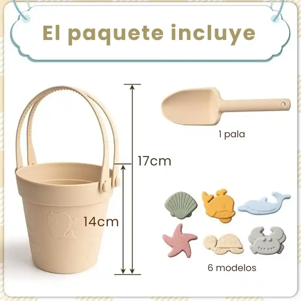 Juego De Playa Para Niños Amarillo