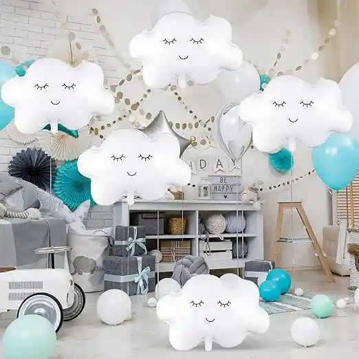 Globos En Forma De Nube X 2 Und Decoración Fiesta Decoración