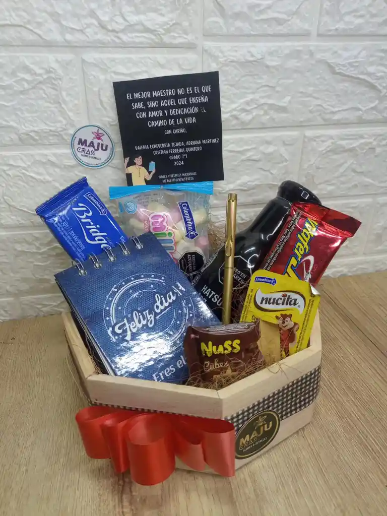 Regalo Tipo Ancheta De Agradecimiento