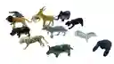 Juguetes Granja Animalitos Selva León Tigre Lobo Pesebre X12