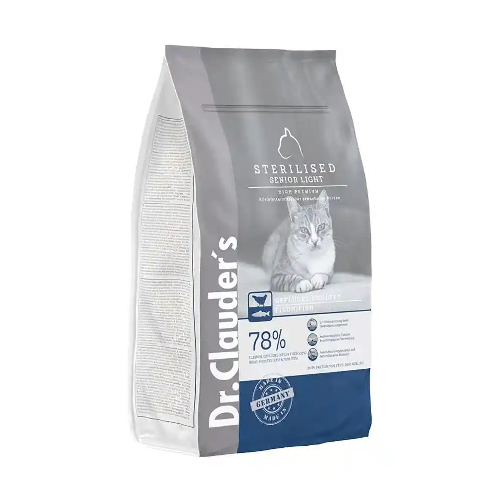 Dr Clauders Cat Senior/light X 4kg