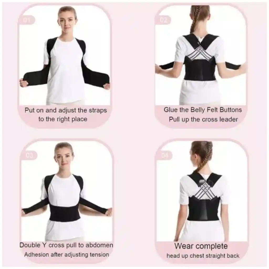 Corrector Postura Camisilla Chaleco Para Mujeres Y Hombres