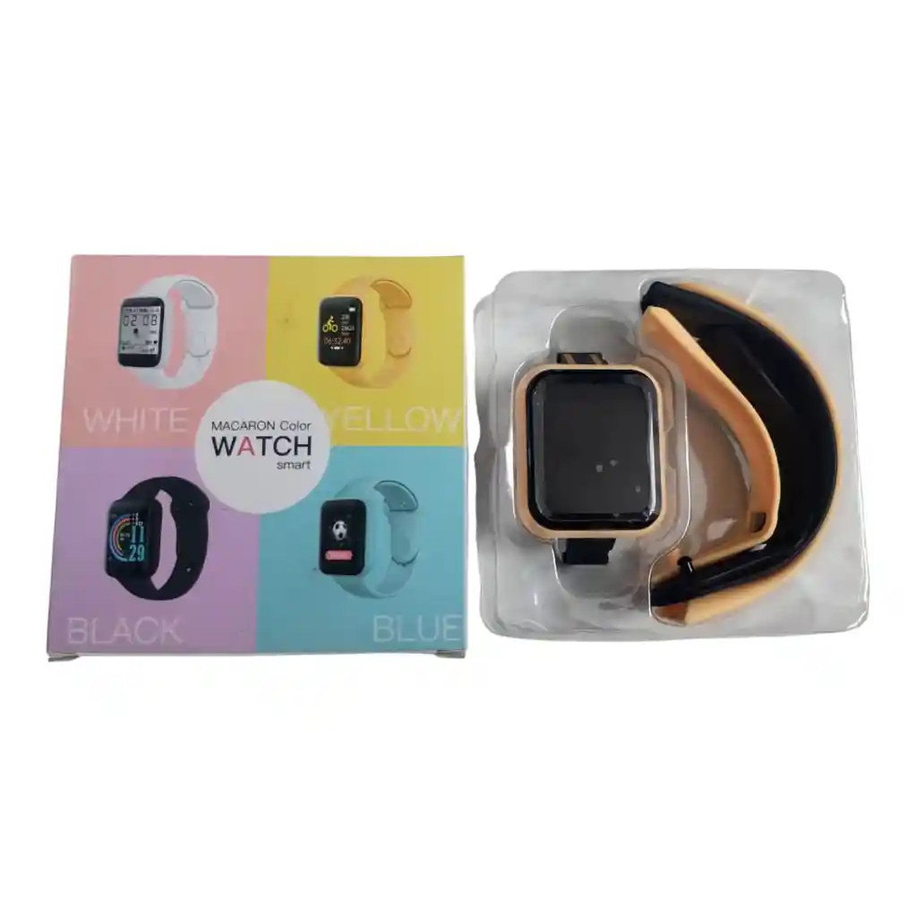 Smartwatch D20 Amarillo + Obsequio Correa