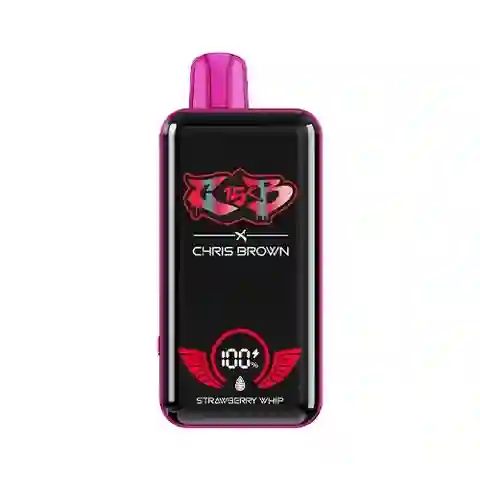 Vape Chris Brown 15.000 Puffs - Strawberry Whip