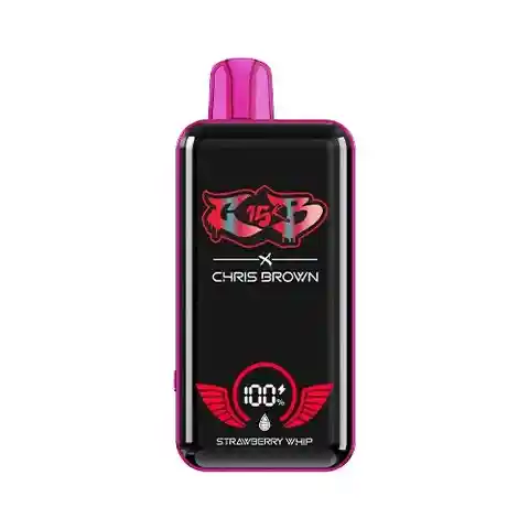 Vape Chris Brown 15.000 Puffs - Strawberry Whip