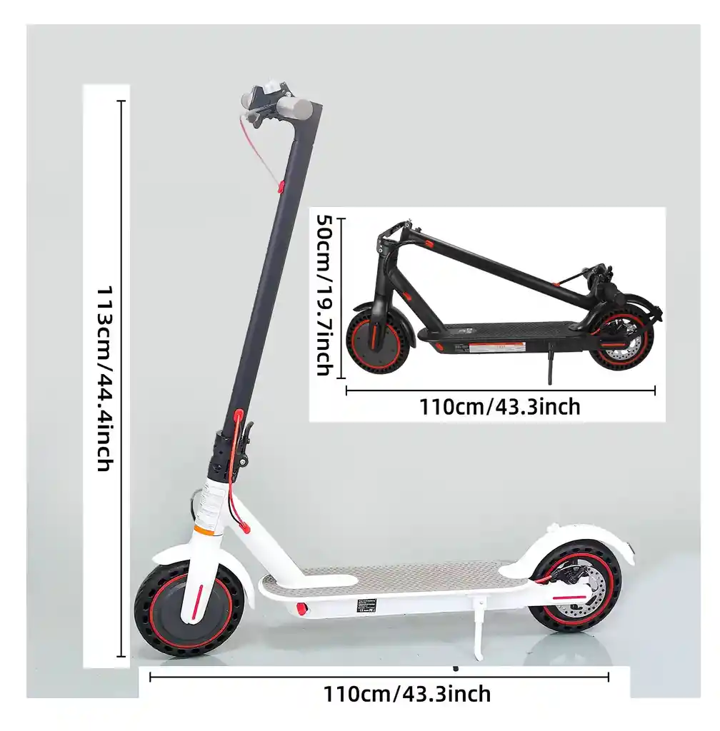 Scooter Electrica R1 Blanca