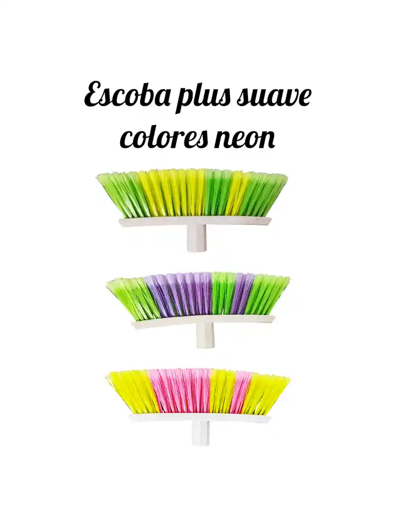 Escoba Suave Super Danna Colores Neon