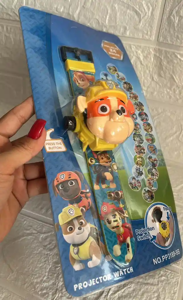 Reloj Para Niños Reloj Proyector Infantil Rubbie Paw Patrol Relojes Para Niños