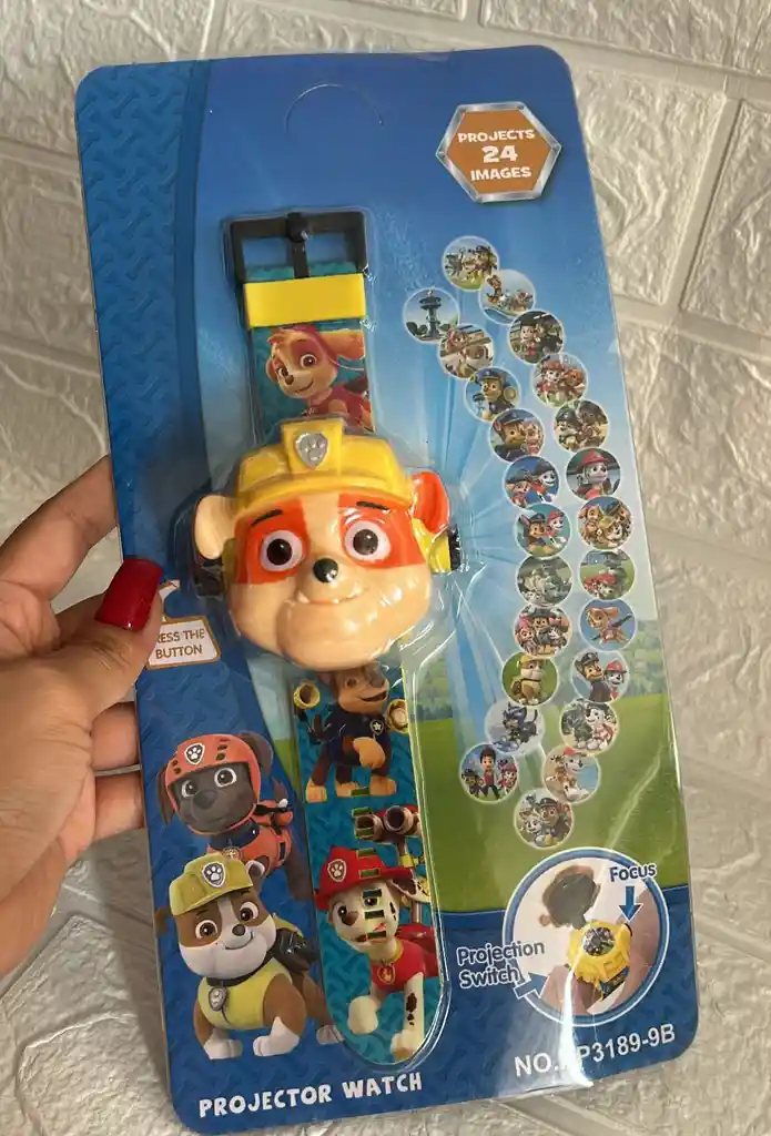 Reloj Para Niños Reloj Proyector Infantil Rubbie Paw Patrol Relojes Para Niños