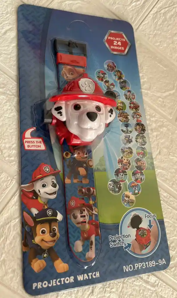 Reloj Para Niños Reloj Proyector Infantil Marshall Paw Patrol Relojes Para Niños