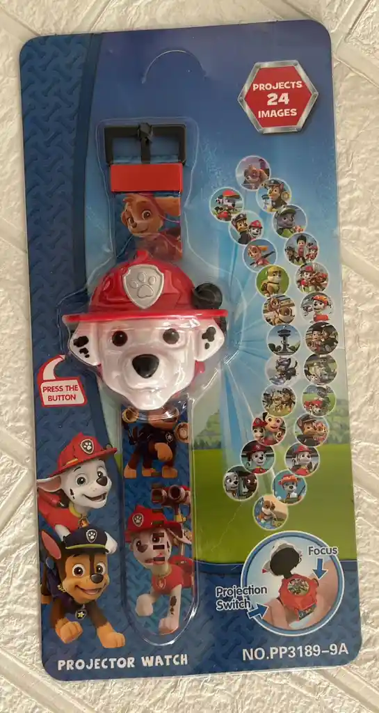 Reloj Para Niños Reloj Proyector Infantil Marshall Paw Patrol Relojes Para Niños