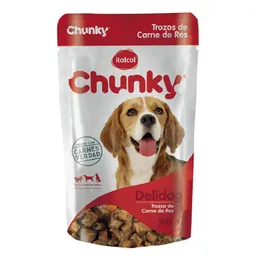 Pouche Chunky C. Trozos De Res 100gr