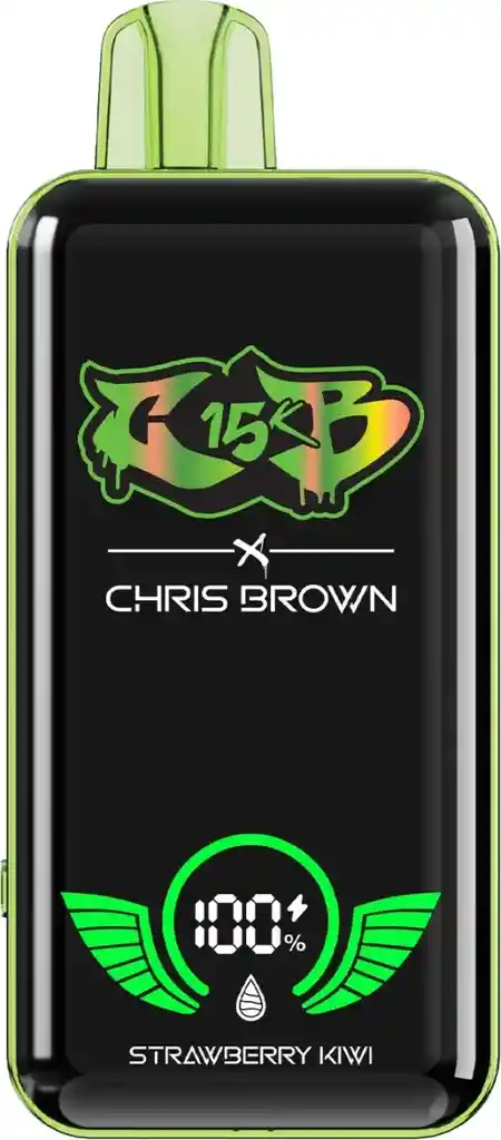 Vape Chris Brown 15.000 Puffs - Strawberry Kiwi