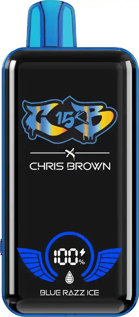Vape Chris Brown 15.000 Puffs - Blue Razz