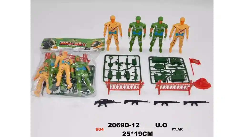 Soldados Militares 4 Juguete Figuras Acción Juego Niños