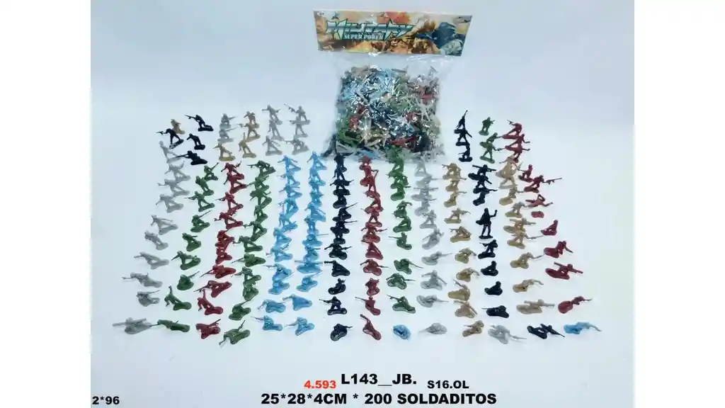Soldados Militares 200 Juguete Figuras Acción Juego Niños
