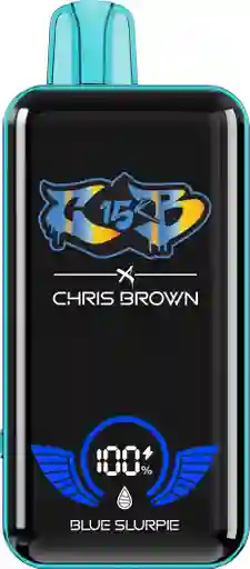 Vape Chris Brown 15.000 Puffs - Blue Slurp