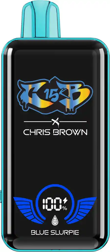 Vape Chris Brown 15.000 Puffs - Blue Slurp