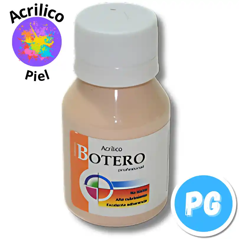 Tarro Pintura Acrilica Botero 60ml Piel