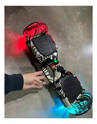 Malumeta Scooter Electrica Con Luces Rgb Niños Power Board