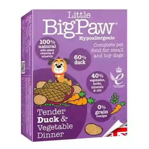 Bandeja Little Big Paw Perro Sabor Pato X150g