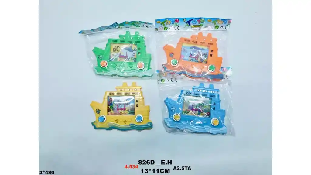 Juego Aros Tetris Barco Juguete Agua Juguetes Didáctico