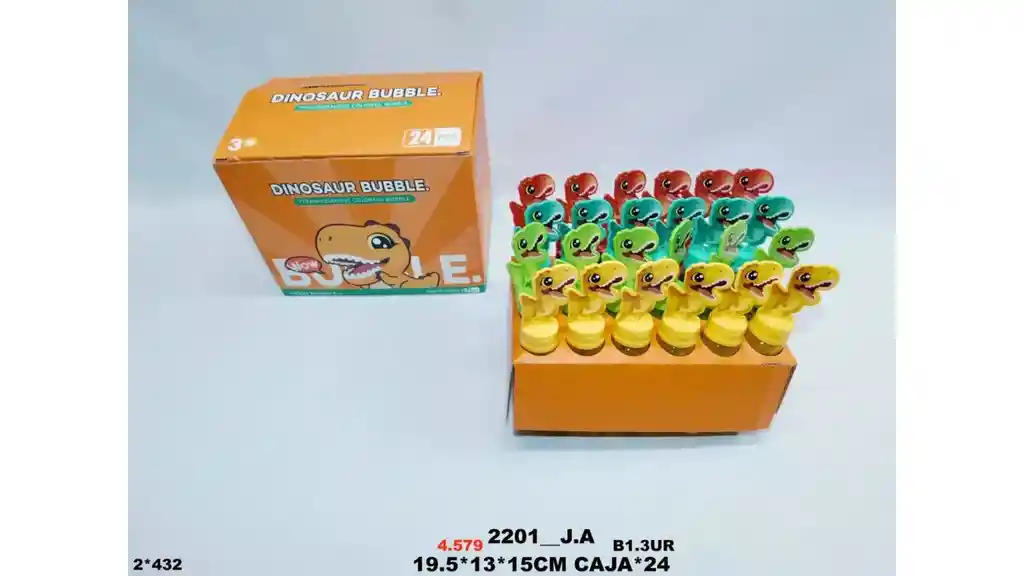 Dinosaurio Rex Hacer Burbujas Burbujeo Juguete Niños X1und