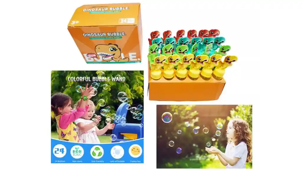 Dinosaurio Rex Hacer Burbujas Burbujeo Juguete Niños X1und