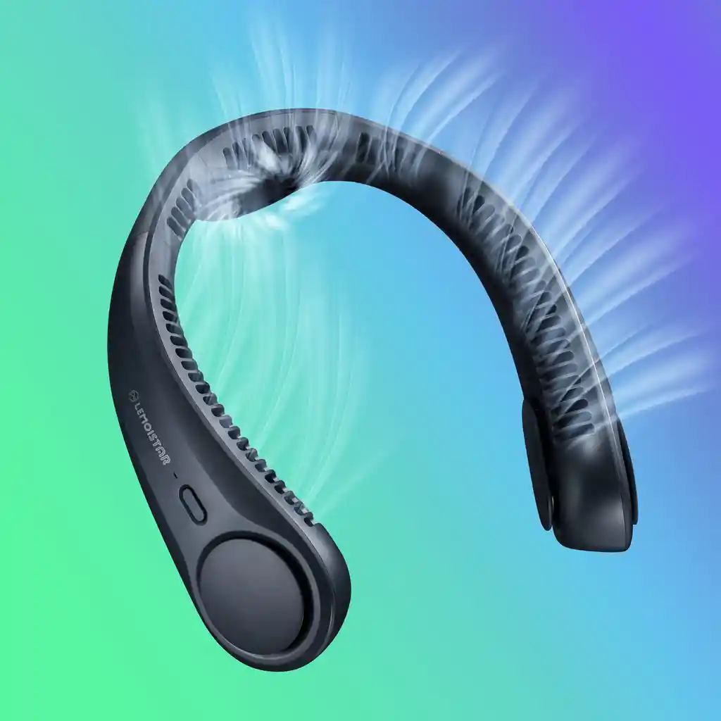 Ventilador De Cuello Portatil Recargable Usb Personal Aire
