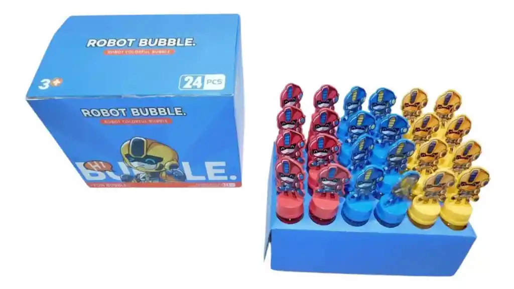 Burbujero Bubble Robot Juguete Burbujas X 1und