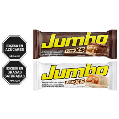 Chocolate Jumbo Flow Xs 9gr Dulce - Blanco