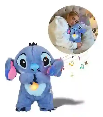 Peluche Stich Respira Juguete Realista Anti Ansiedad