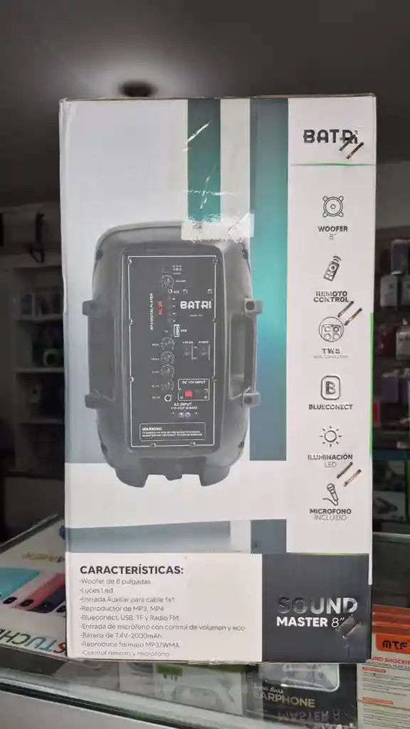 Cabina De Sonido 8" Pulgadas