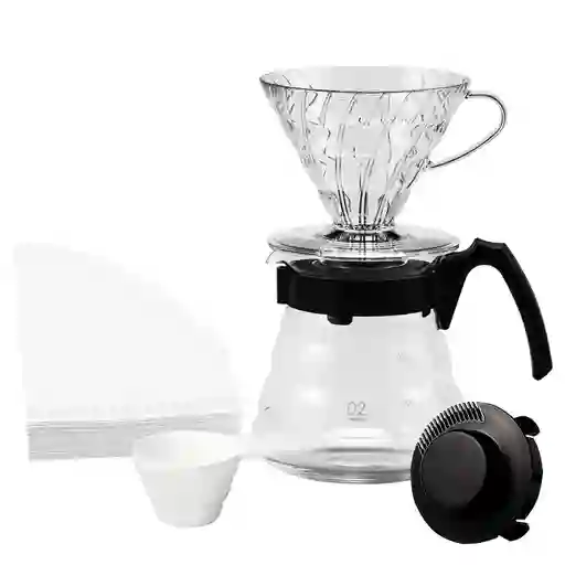 Kit Dripper V60 Hario Transparente Original