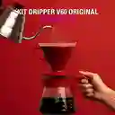 Hario Kit Dripper V60 Rojo Original