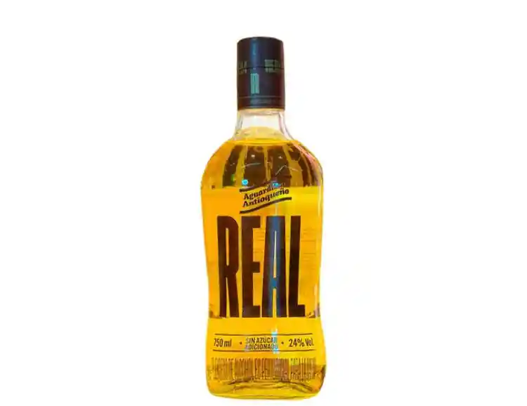 Botella Aguardiente Real Amarillo