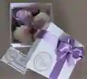 Caja Cuadrada 4 Fresas Con Chocolate