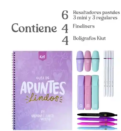 Kit Apuntes Bonitos Kiut