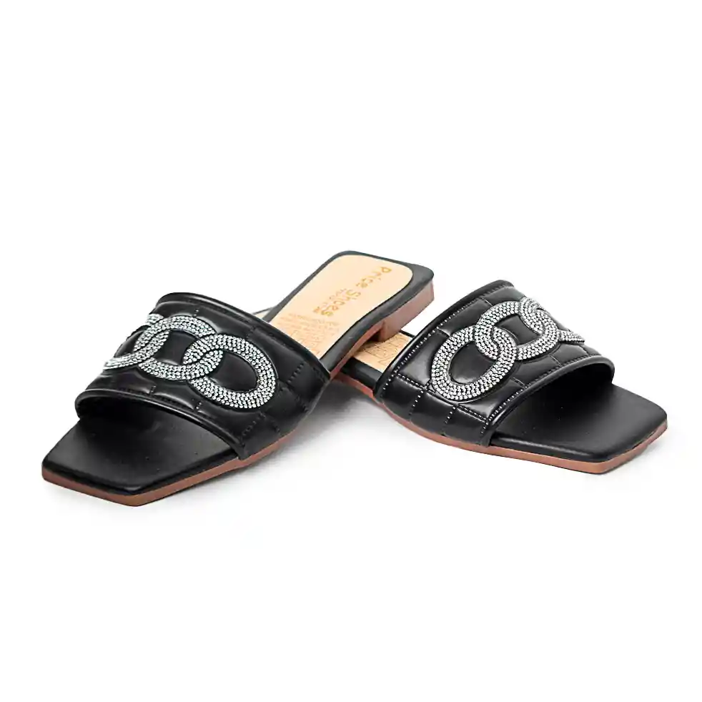 Price Shoes Sandalias Planas Para Mujer 902c1106negro