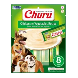 Dog Snack Churu 8und Pollo - Vegetales 160 Gr