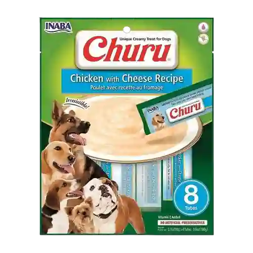 Dog Snack Churu 8und Pollo - Queso 160gr