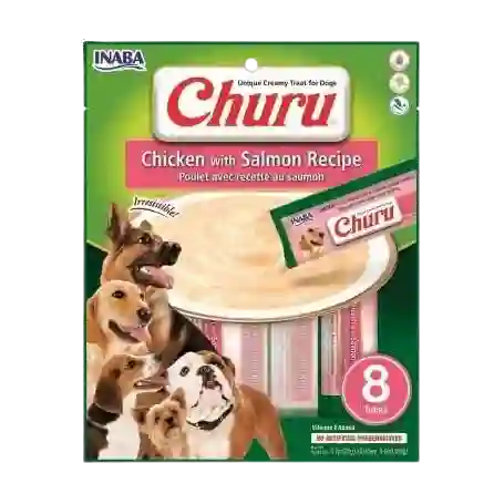 Dog Snack Churu 8und Pollo - Salmon 160gr