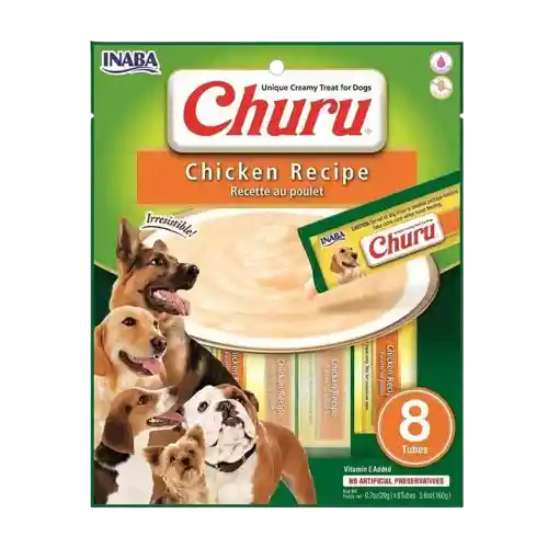 Dog Snack Churu 8und Pollo 160gr Inaba Snk