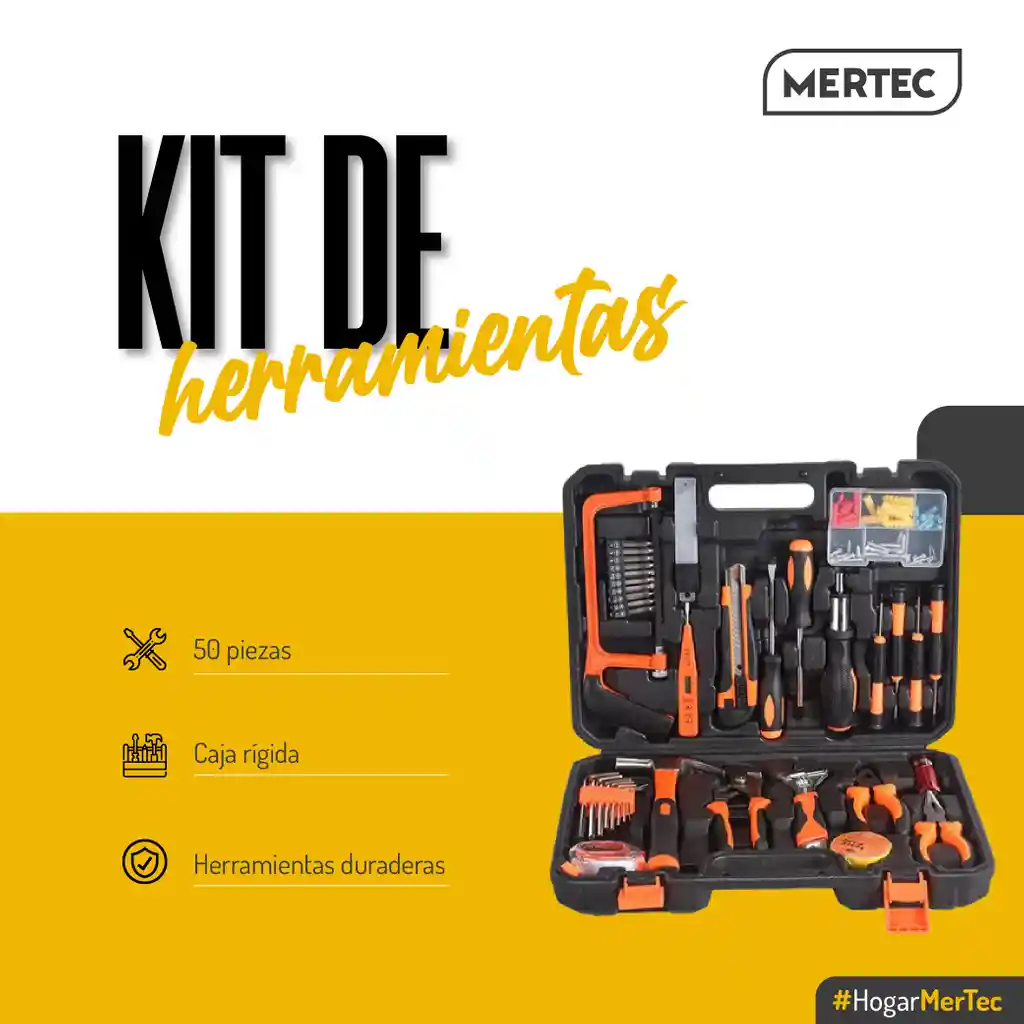 Set De Herramientas Mertec Mt-028b 113 Piezas Negro