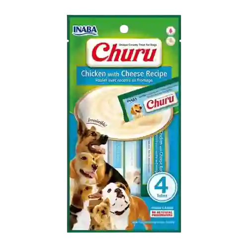 Dog Snack Churu 4und -pollo - Queso 56gr