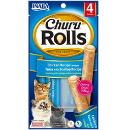 Cat Snack Churu Rolls 4p Pollo - Atun 40 Gr